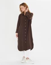 tencel uzun gömlek 2