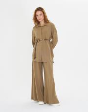 çift düğmeli keten takım 4